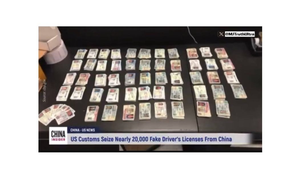 Last night, Kash Patel Dropped a BOMB, stating China had mass-produced FAKE U.S. driver's licenses to hijack the 2020 election for Joe Biden  I looked back at news stories circulating around 2020