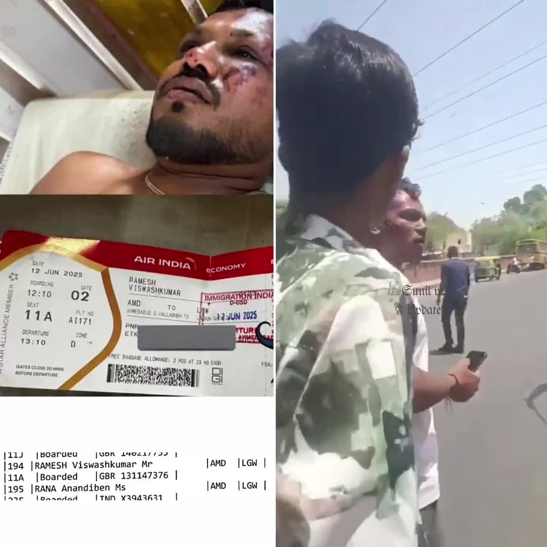 Wow! Sole survivor Ramesh Vishwaskumar of doomed Air India crash walks away from wreckage