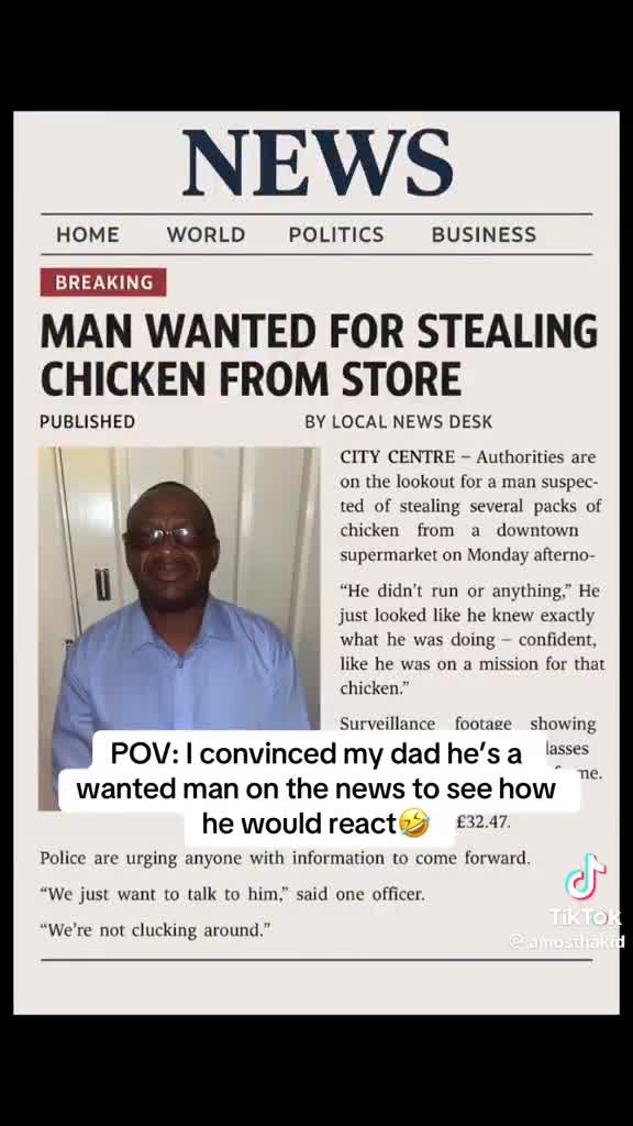 This kid pranked his dad and convinced him that he was a wanted man 😂