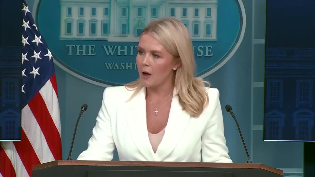 Press Secretary Karoline Leavitt: “The President wants peace. He always has... We see a new era in which perhaps some of these Gulf and Arab states can sign on to the Abraham Accords.”
