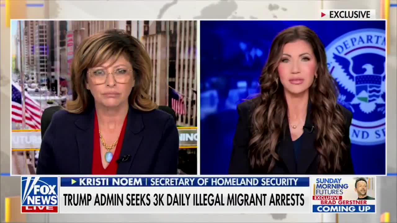 DHS Secretary Noem: “President Trump is doing exactly what he campaigned on, and what the American people elected him to do, and that's enforce the law. And so, we are going to do mass dep...