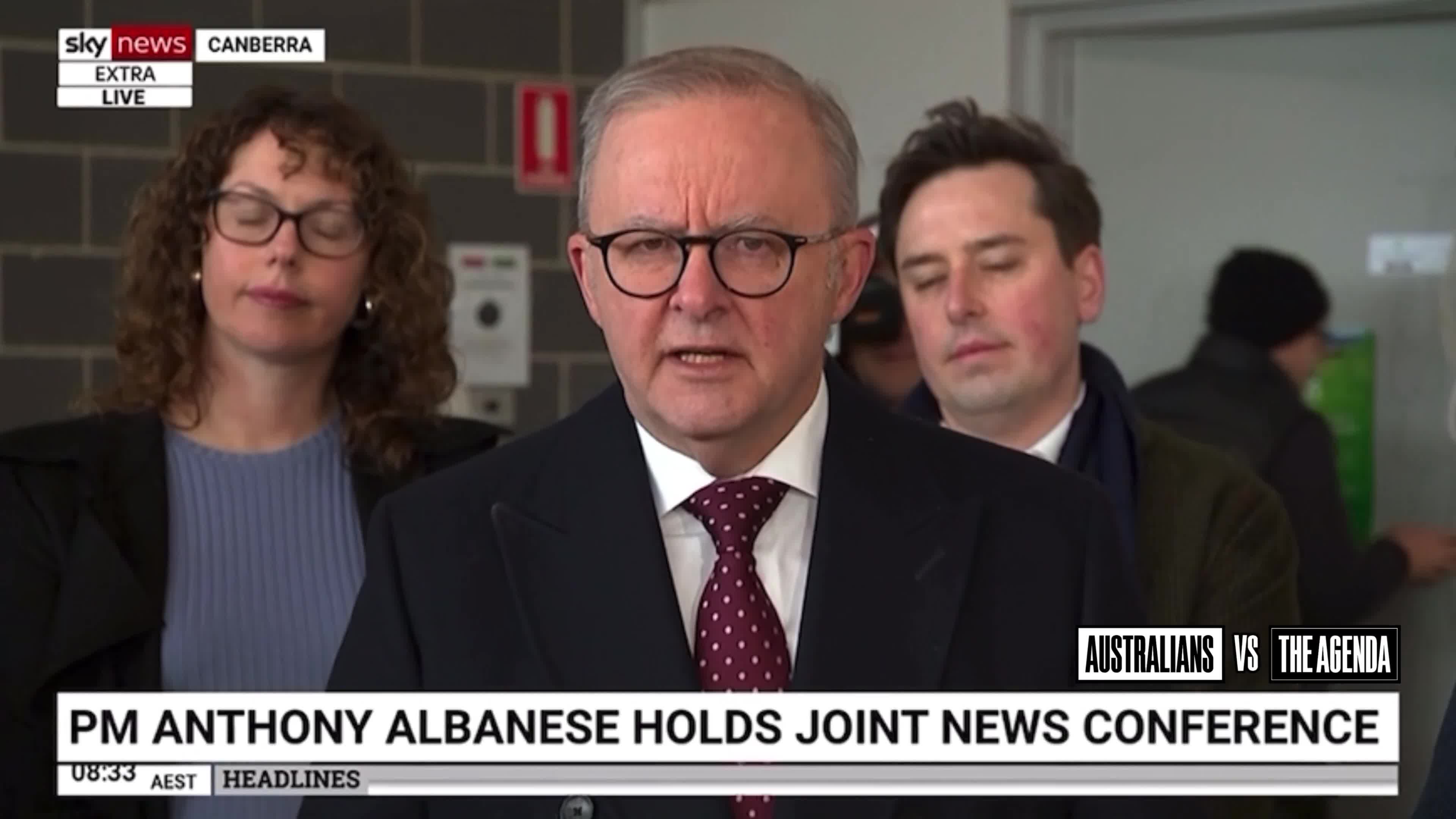 Prime Minister Anthony Albanese responded to a question about the proposed social media ban for under-16s by conflating it with domestic violence and misogyny.  He says governments around th...