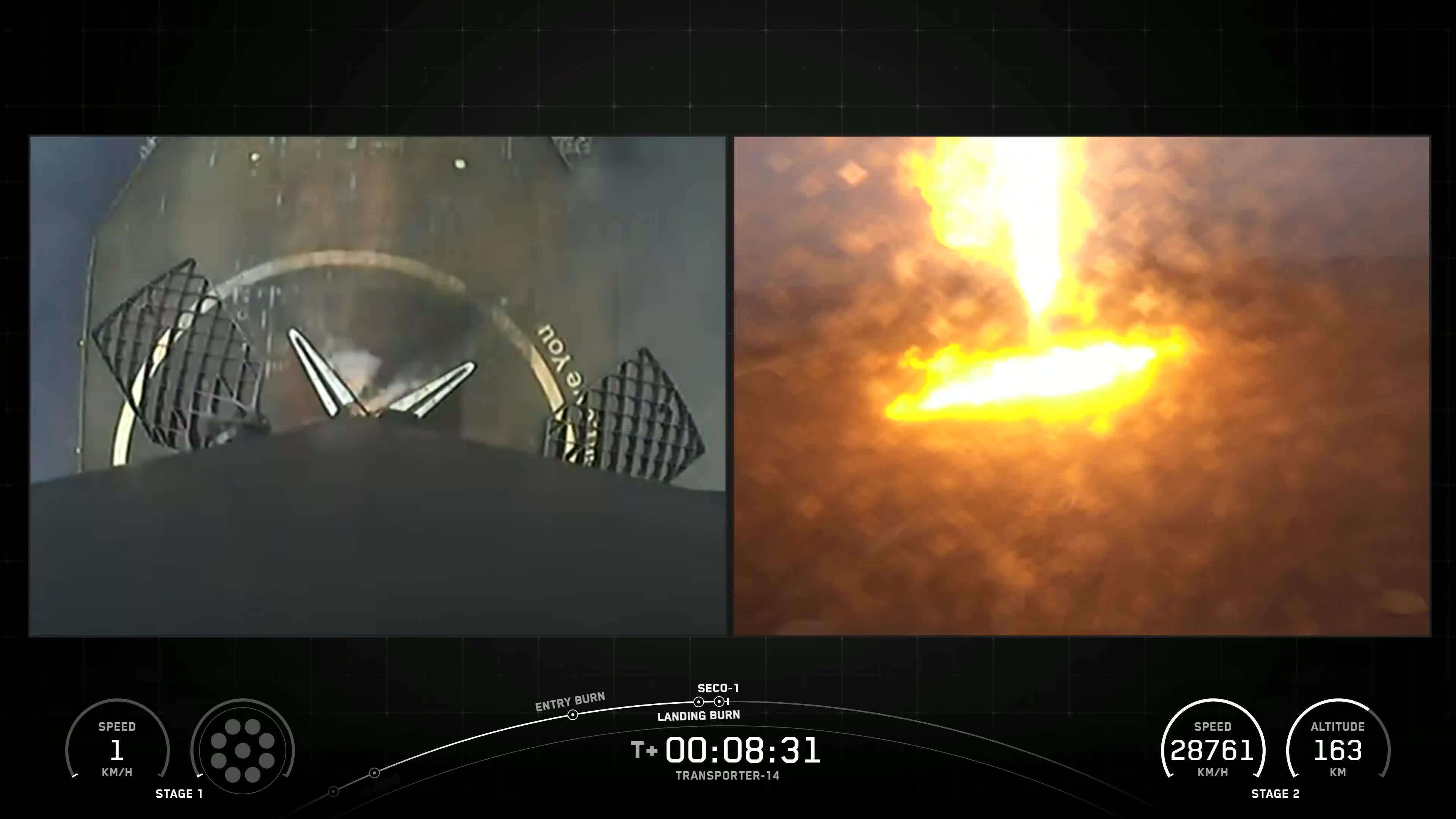 Falcon 9’s first stage has landed on the Of Course I Still Love You droneship