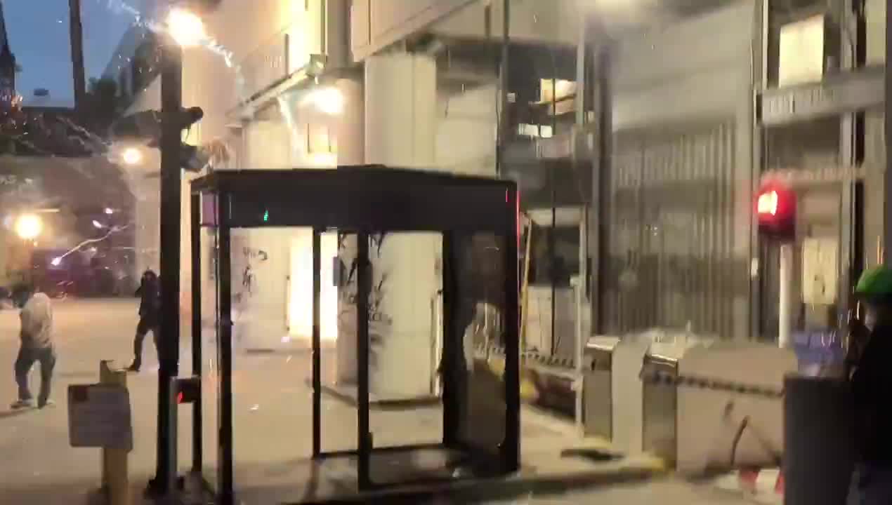 Rioters throw explosives at an ICE facility. California looks like a war zone.  But don’t worry, Gavin Newsom says he has it all under control and the LAPD say it’s peaceful.
