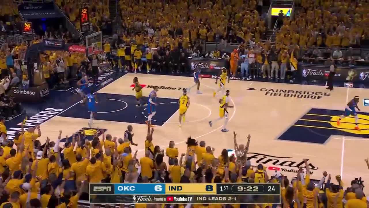 TYRESE FROM DEEP 🎯  📺 #NBAFinals Game 4 LIVE on ABC
