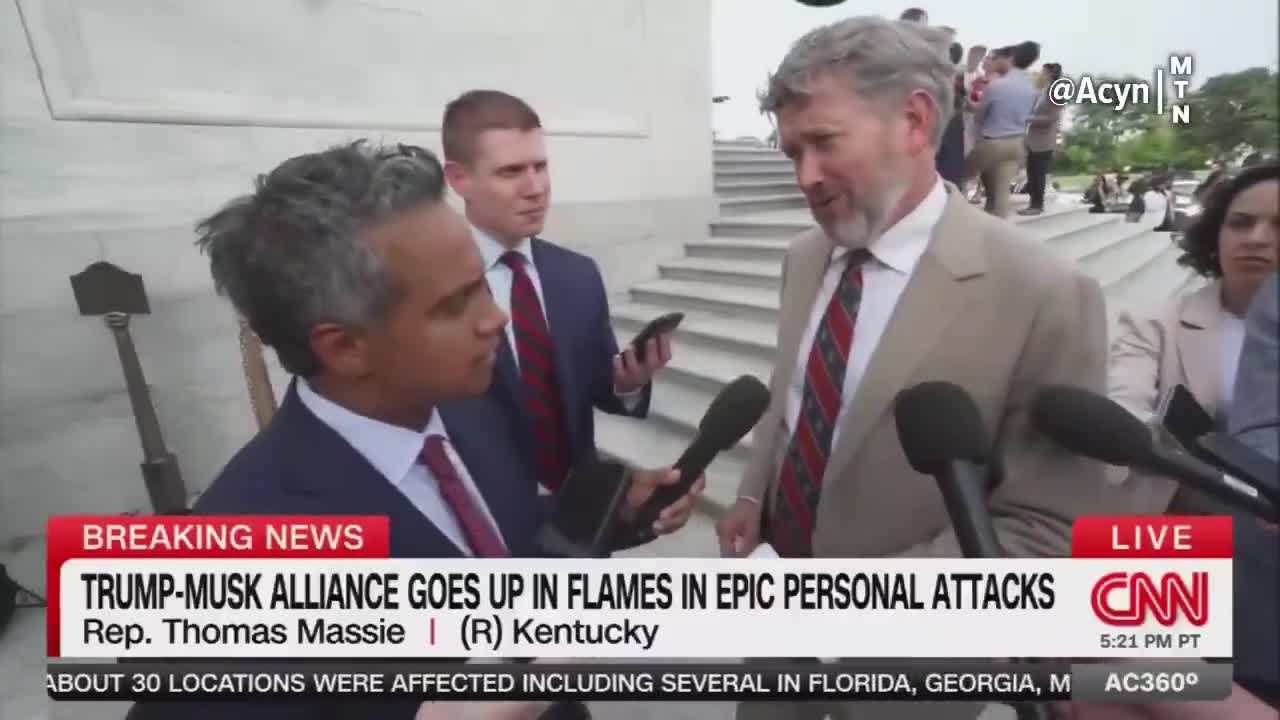 🇺🇸 REP. MASSIE: I TRUST THE MATH FROM THE GUY THAT LANDS ROCKETS BACKWARDS  \