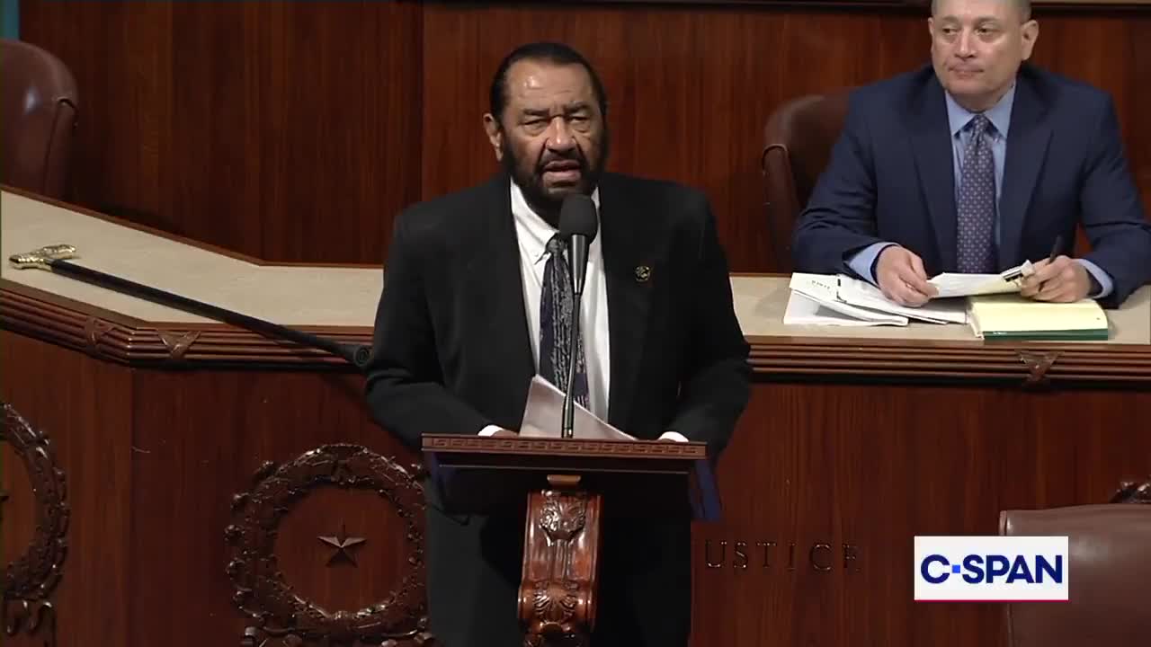 🚨🇺🇸🇮🇷ARTICLES OF IMPEACHMENT FILED AGAINST TRUMP OVER IRAN STRIKES  Rep. Al Green:  “I believe my country to be at the crossroads of democracy and autocracy.  President Trum...