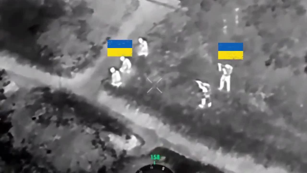 NATO backed, Ukrainian military caught by a Russian drones camera executing deserters.   The Ukrainian soldiers shot their own deserters in the Pokrovsk sector   As Ukraine slowly reaches th...