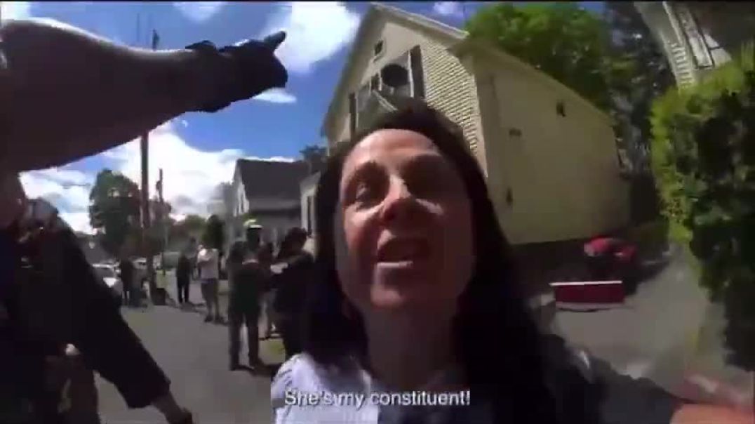 Worcester city councilor, Etel Haxhiaj, was ARRESTED and charged assaulting an Officer and interfering with ICE operation to Apprehend Illegal Aliens