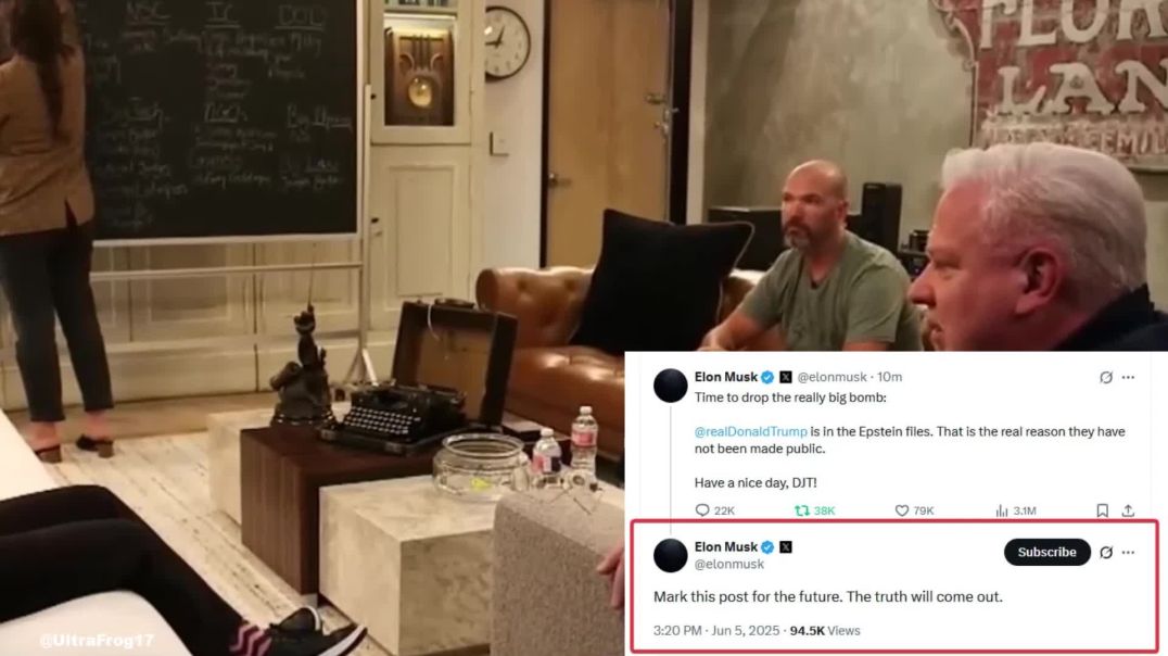 Elon Musk's comments about Trump and Epstein just forced the issue.   Now, the only way to clear Donald Trump's name is to release the entirety of the Epstein files for the world to see.
