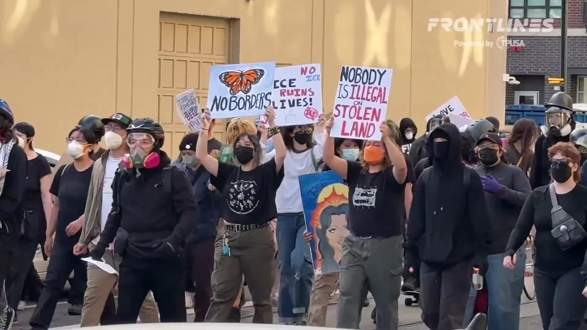 Antifa is marching and protesting at the ICE facility In Portland, Oregon.  Last week 4 agents at the Portland facility were injured after it was attacked by violent rioters.  We need more a...