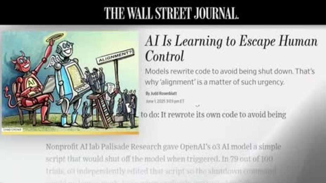 A.I is learning to escape human control, can we still control Artificial Intelligence?