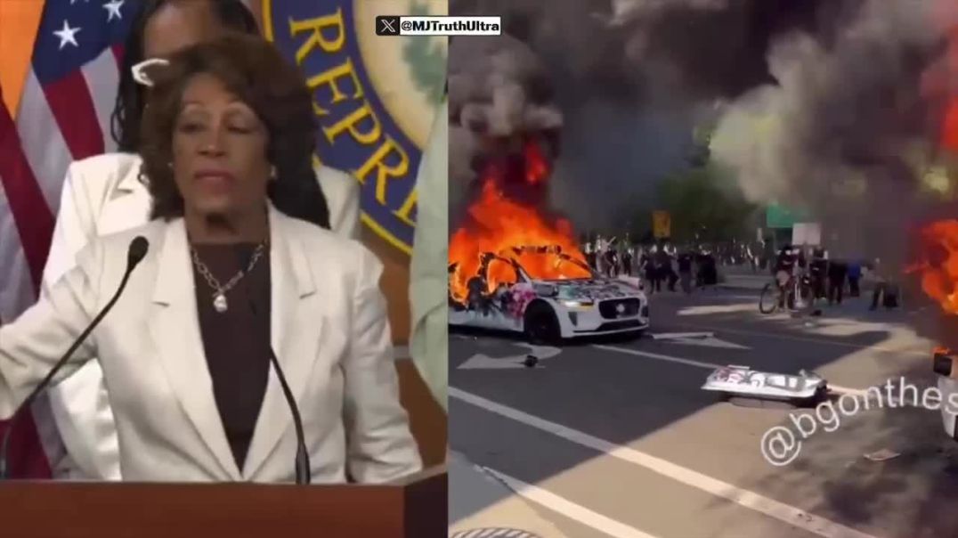 Dem Maxine Waters on LA Riots:  Don’t believe your lying eyes. “There was NO VIOLENCE. It was a Peaceful Protest.   “Get it in your Head!”