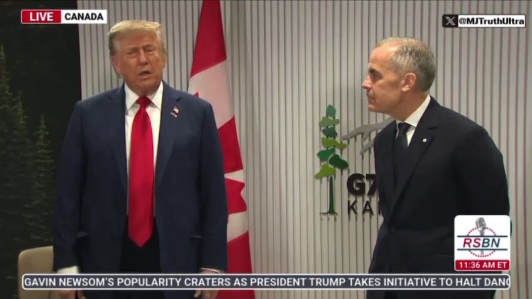 President Trump:  The G7 use to be called the G8, until a person named Barack Hussein Obama and a little girl named Trudeau Removed Russia