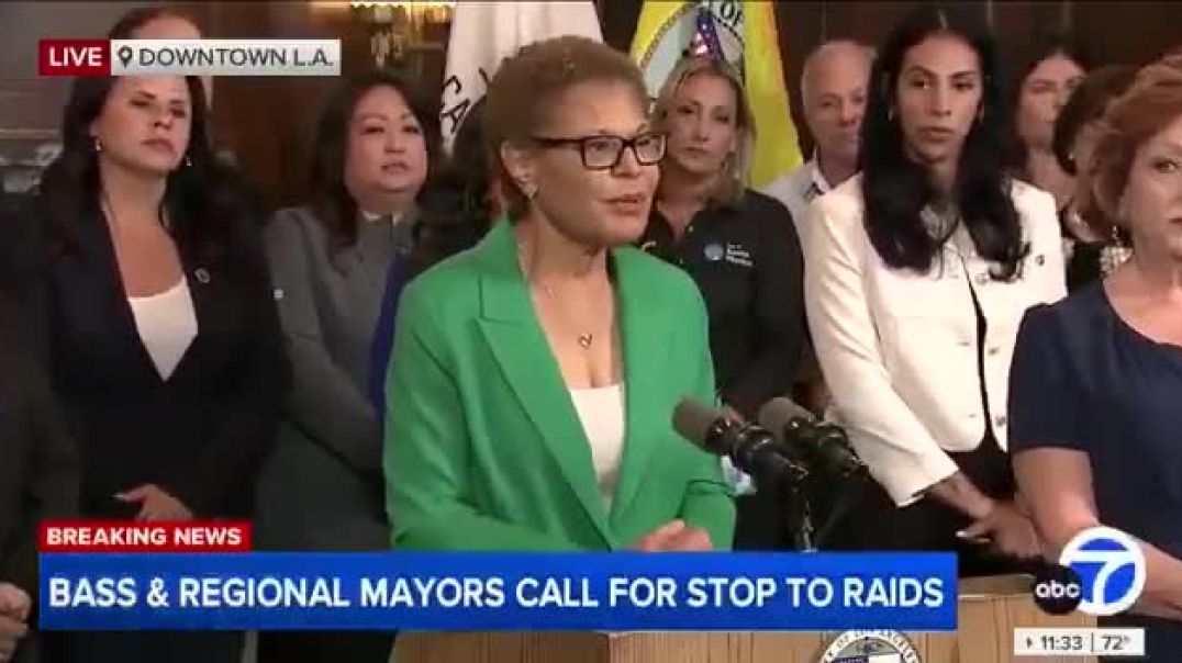 LA Mayor Karen Bass:    The looting of CVS, a Marijuana Shop, and Nike “was provoked by the White House” 🤦🏼‍♀️