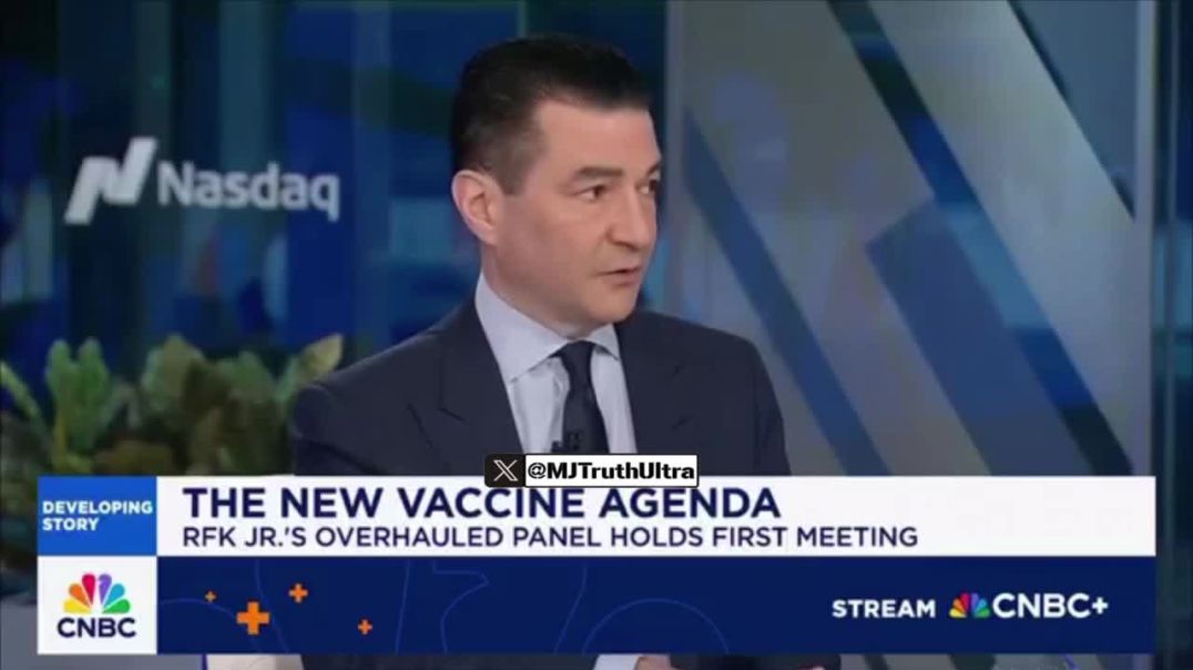 PANIC!!!!  🚨 RFK Jr is Targeting Childhood Vaccines with Aluminum in them, and if he does, Dr. Scott Gottlieb says, “you'll see A LOT of vaccines come off the market”