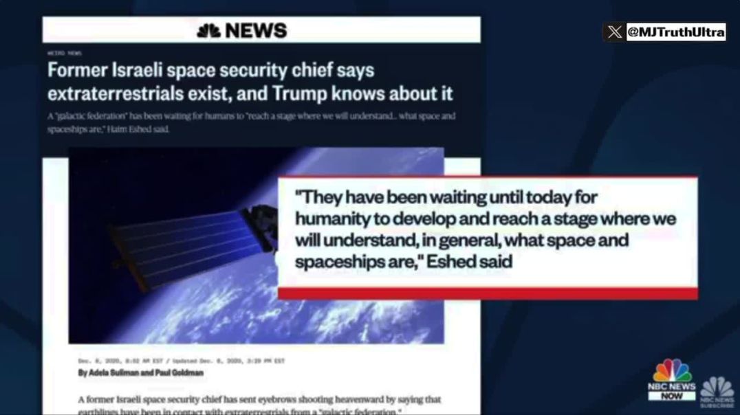 Still waiting on the aliens…   Aliens exist, and the U.S. and Israel have been in contact with them for years. At least, that is what Haim Eshed, Israel's former Space Security Chief said..