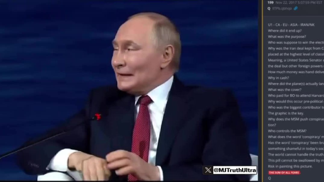 President Putin is asked about Ukraine using a “Dirty Bomb” in Russia — Putin: “that would be a grave mistake.”
