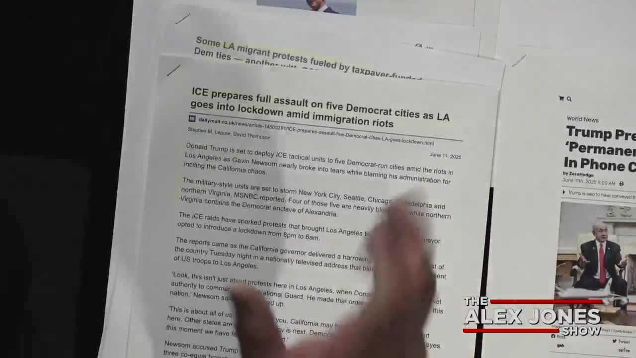 BREAKING: Trump Prepares To Deploy ICE Tactical Units To Five Major Democrat-Run Cities As LA Goes Into Lockdown Due To Endless Riots  Dr. Naomi Wolf Reacts, \