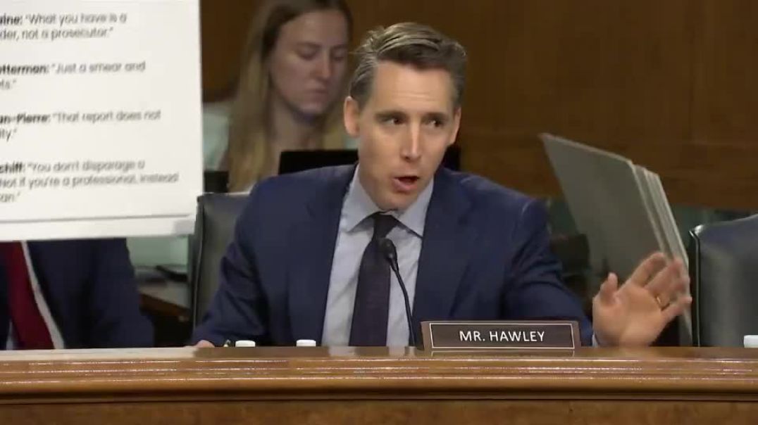 Sen. Josh Hawley rips into his Democrat colleagues for not showing up to a hearing on the coverup of Joe Biden’s mental decline: