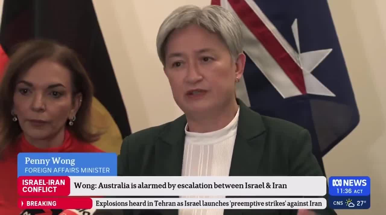 Foreign Minister Penny Wong says Australia is alarmed by reports of Israeli strikes in Iran  Wong: We call on all parties to refrain from actions and rhetoric that would further exacerbate t...