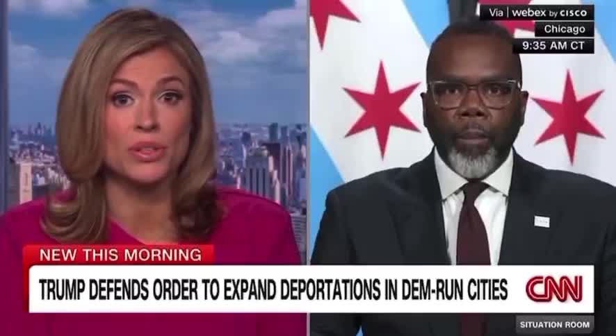 Chicago Mayor Brandon Johnson says Trump is trying to eliminate black existence from this country