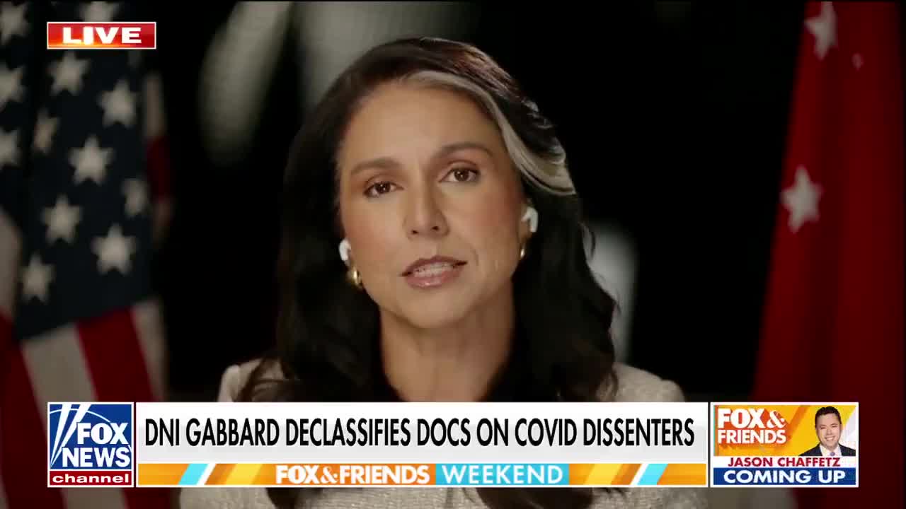 🚨🇺🇸TULSI: “THIS WAS STATE PROPAGANDA - PURE AND SIMPLE”  Tulsi declassified records showing how the Biden administration coordinated with Big Tech, media, and intel agencies to ...