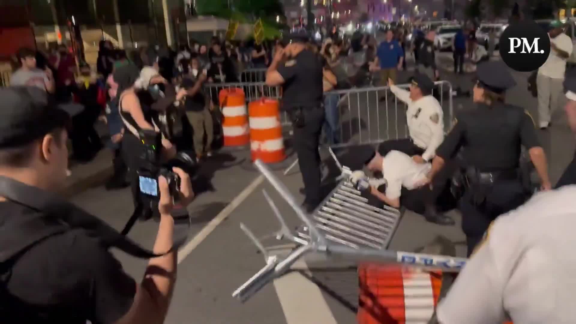 The Democrat financed and controlled insurrection is now spreading nationwide.  This coming Saturday, June 14 they are promising nationwide violence.  VIDEO:.Police instantly TAKE DOWN riote...