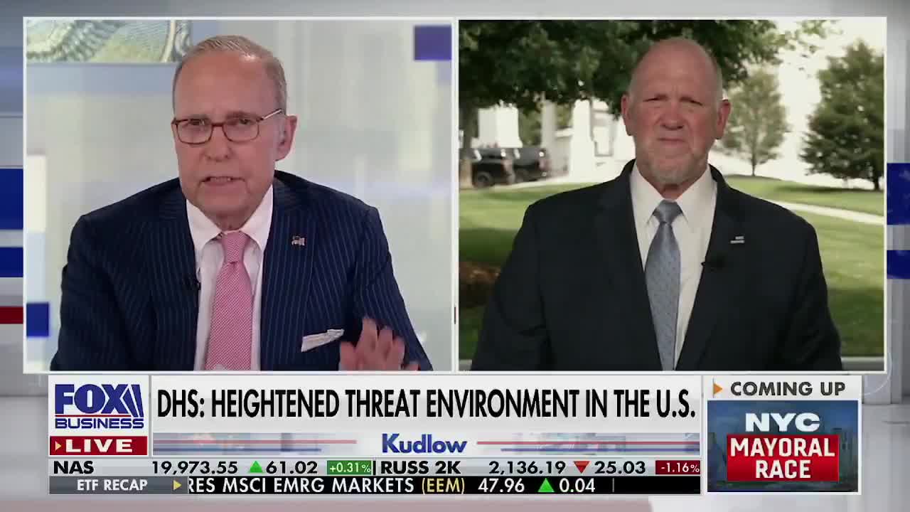 Border Czar Tom Homan responds to Zohran Memdani’s promise to obstruct ICE in New York City: “Good luck with that... we're gonna double down, triple down on sanctuary cities. Federal law...