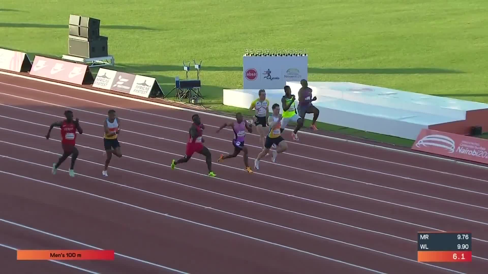 Aussie sprinter Lachie Kennedy breaks 10-second barrier for 100m at the Kip Keino Classic in Nairobi, Kenya.   The 21-year-old becomes the second-fastest Australian man to run under 10 secon...