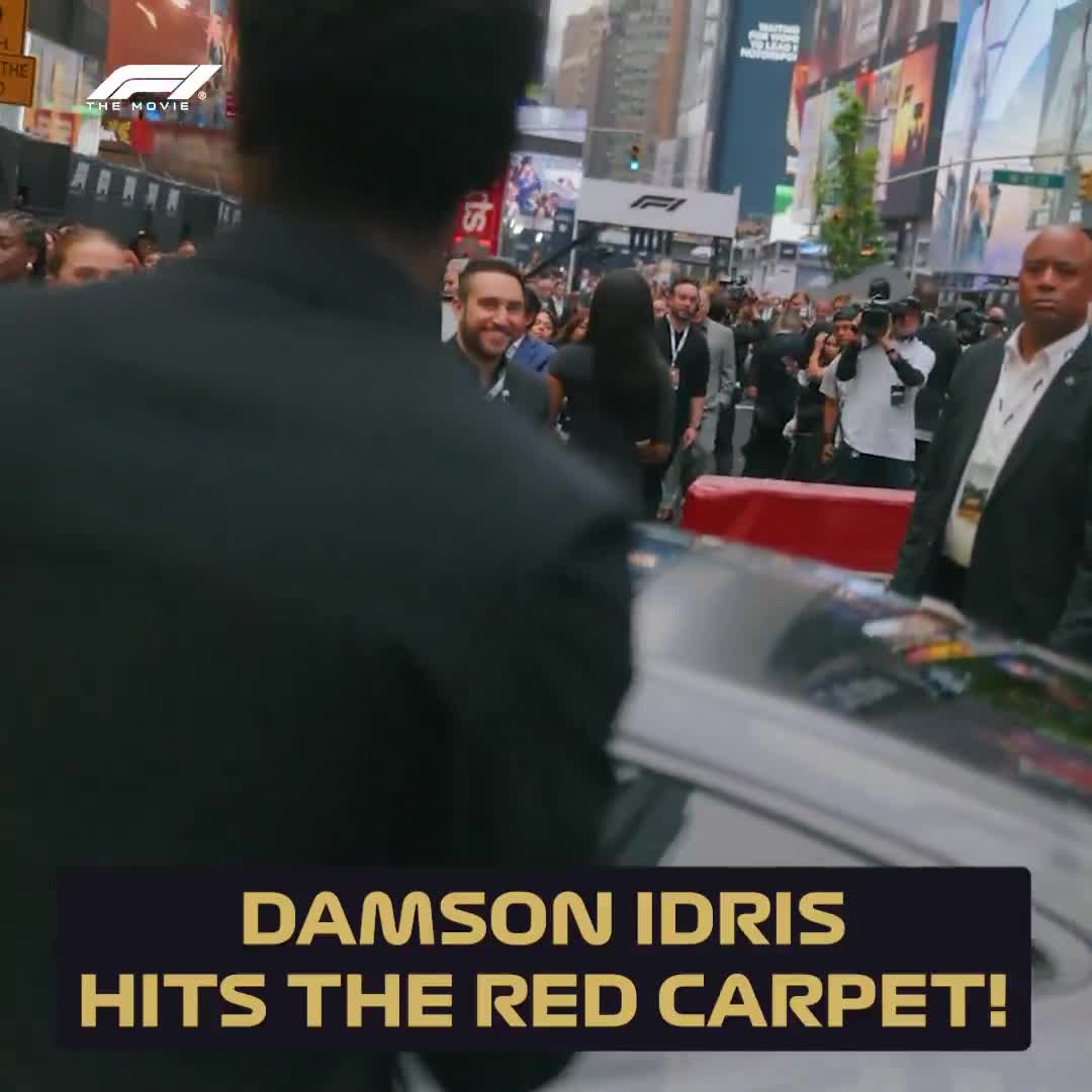 #F1TheMovie star Damson Idris has arrived at the film's premiere in New York