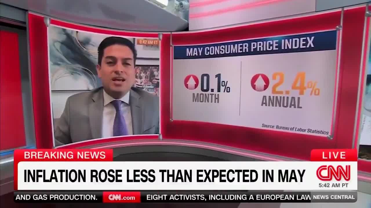 🇺🇸 INFLATION COOLS UNDER TRUMP: PRICES FALL, WAGES RISE  Gas down 12%. Core inflation at 2%. Wages climbing fast.  New CPI data shows inflation coming in below expectations again, cont...