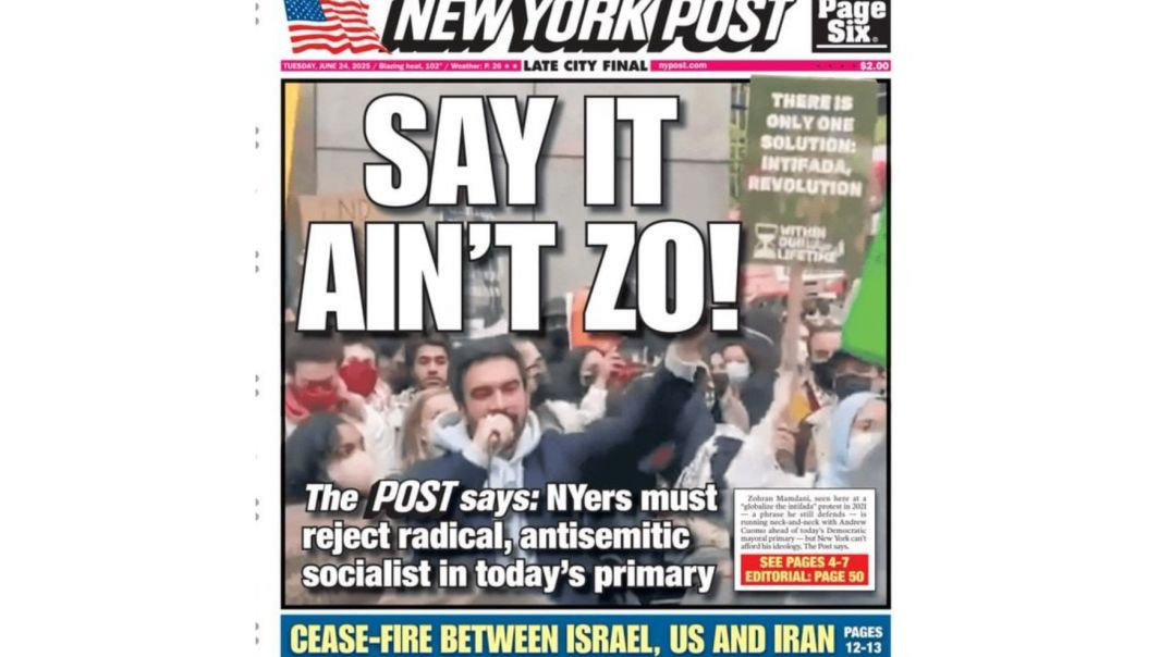 This clown is going to destroy NYC.  Zohran Mamdani announces he'll launch government-run supermarkets in NYC if elected mayor.