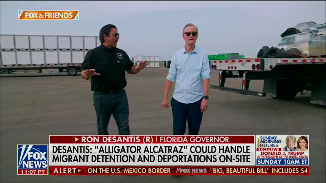 Florida is opening ‘Alligator Alcatraz’ for illegal aliens and will be funded with the money former President Joe Biden set aside to put illegals in five star hotels.