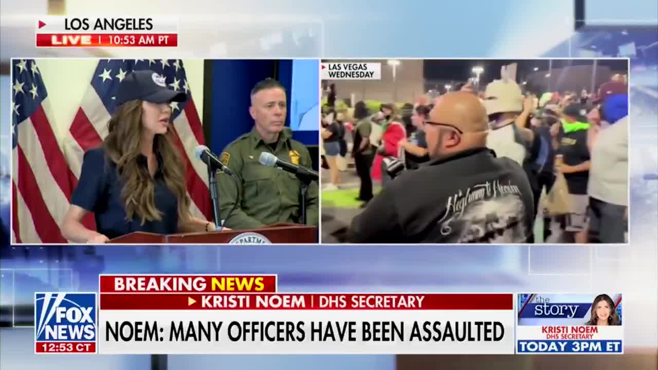 Democrat Senator Alex Padilla interrupts DHS Secretary Noem’s announcement of the arrests of criminal illegal immigrant killers, rapists and gang members in Los Angeles.