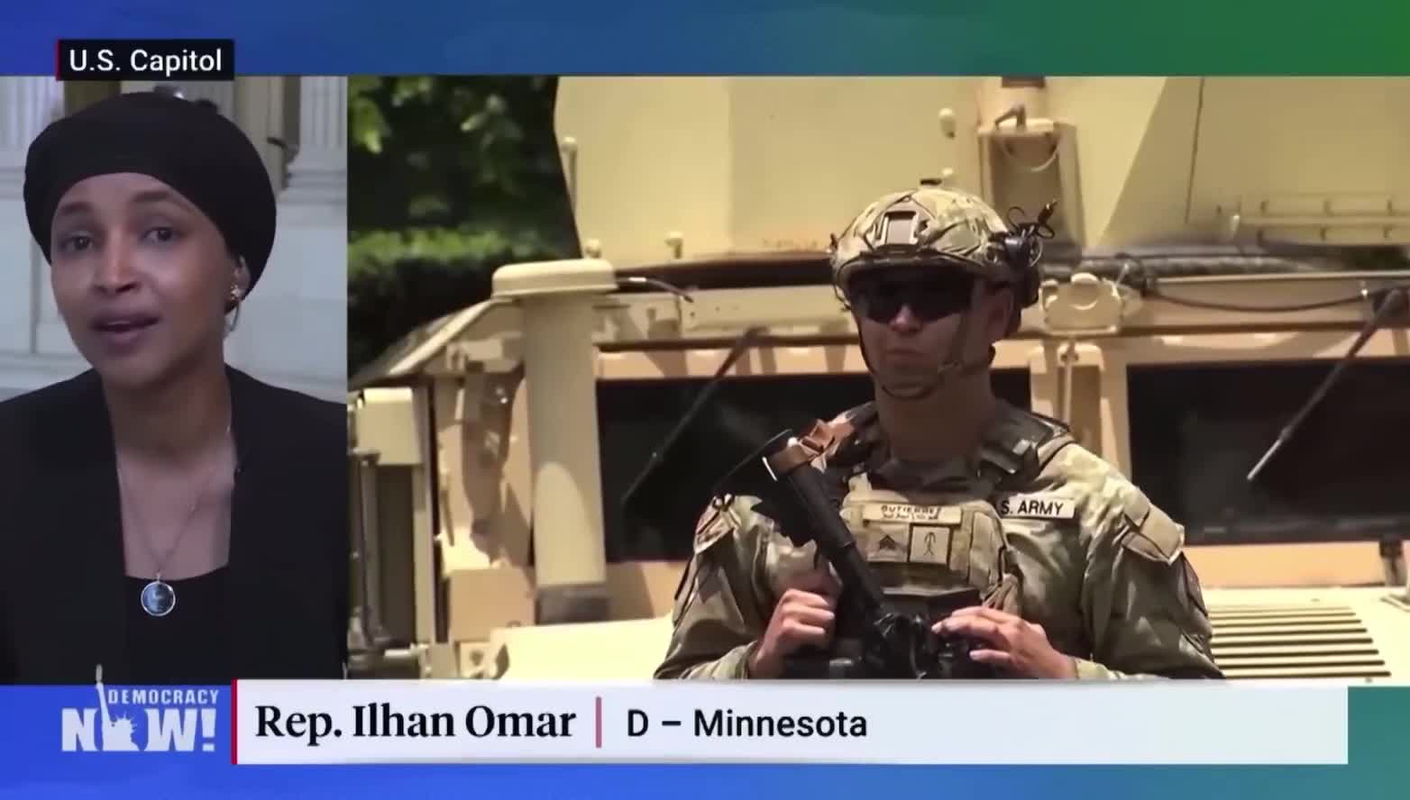 Democrat Congresswoman from Minnesota Ilhan Omar says the United States has turned into “one of the worst countries”.