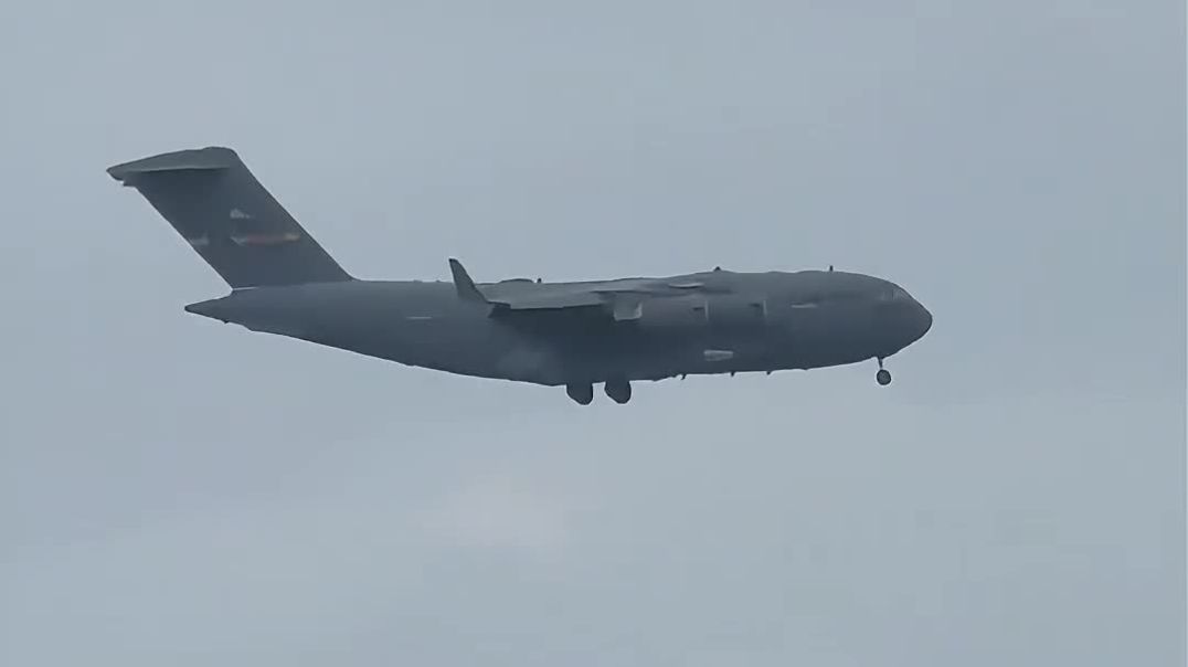 BREAKING: A massive military cargo plane has been spotted flying into Alligator Alcatraz.