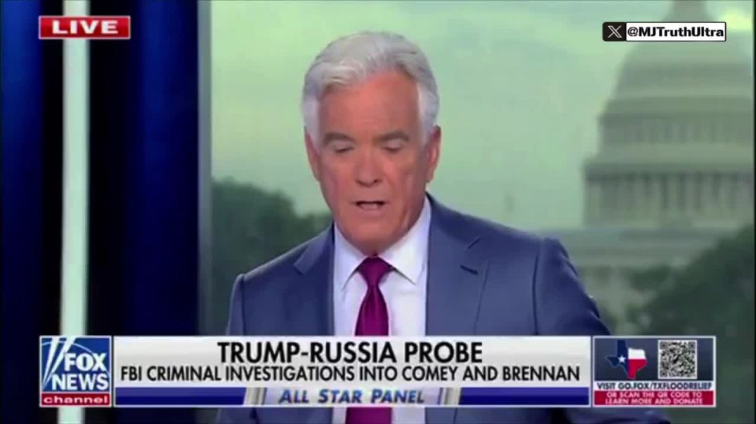 A step in the right direction…  Fox News Discovers The FBI is now criminally investigating former CIA Director John Brennan & former FBI Director James Comey