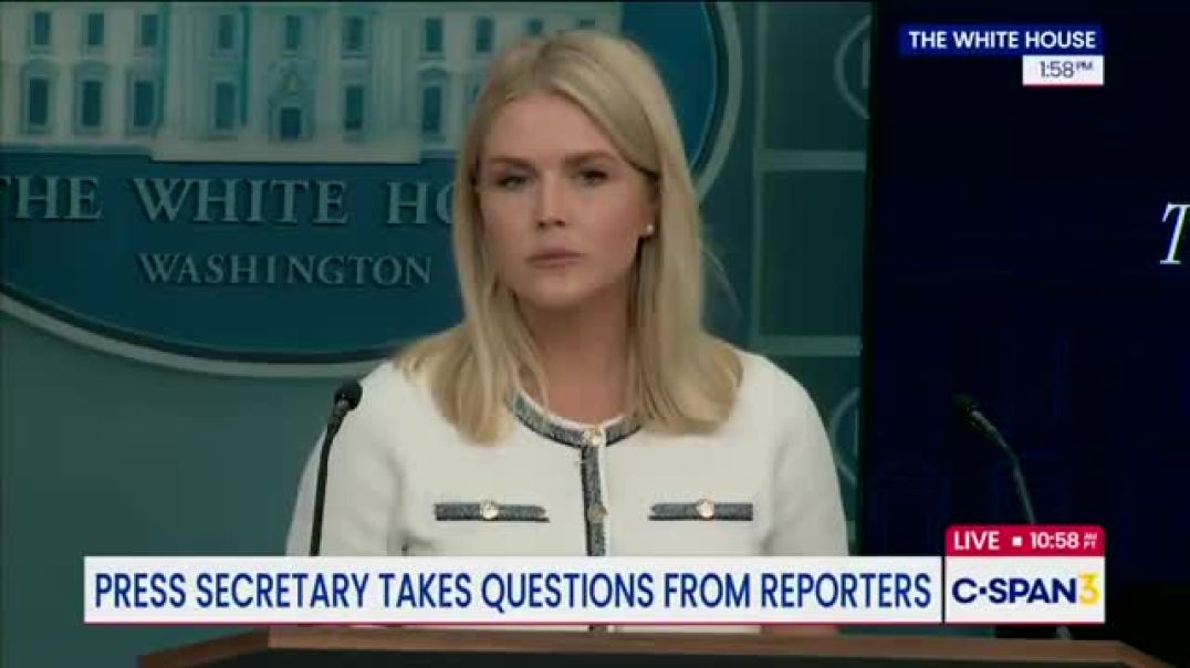🚨BREAKING: Karoline Leavitt just announced that President Trump has reviewed and OPPOSES Maria Salazar's Dignity Act that would give mass amnesty!