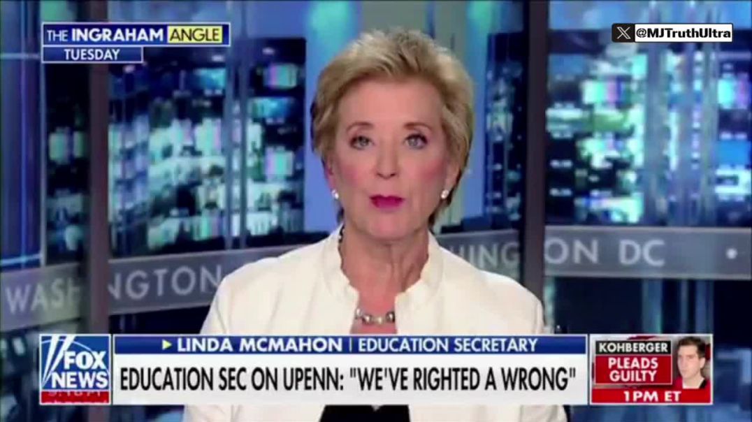 Good news…  UPENN will Strip ALL Titles from Lia Thomas and Apologizes for allowing a biological man to compete on its women's swim teams.  Linda McMahon is fantastic.