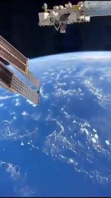 ISS Orbiting The Earth.  Do people still actually believe this CGI in 2025?