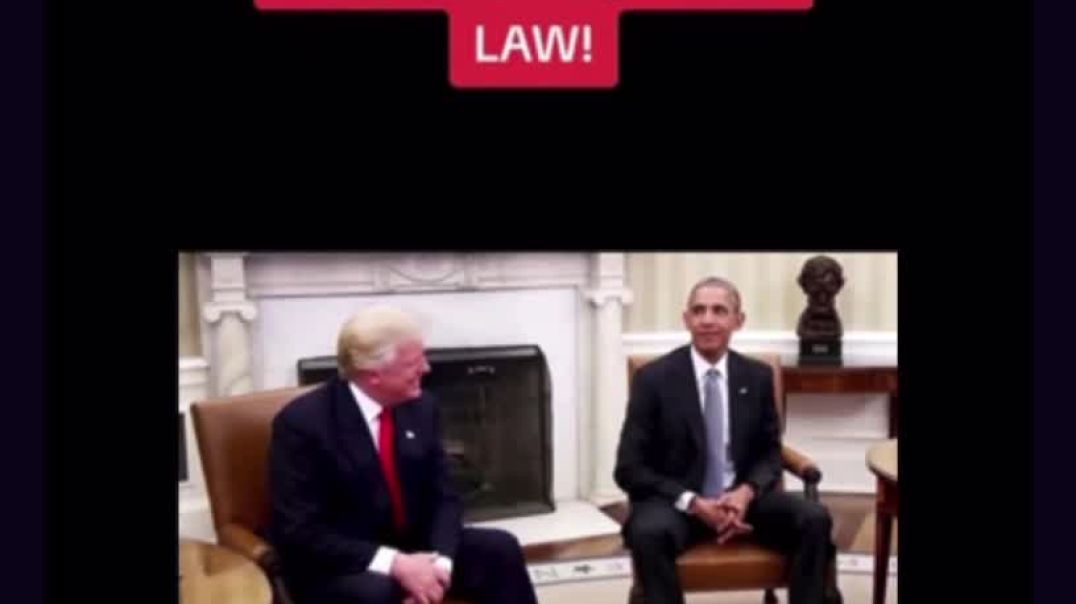 Oh Shizzles 👀   Trump posted a video of PEPE and showing Obama being taken away in handcuffs.  Drop a 17 if you want Q+ to do it.