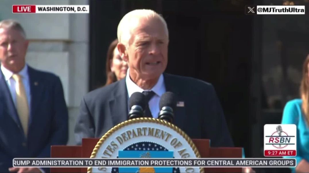 Peter Navarro:  The Art of War by Sun Tzu says the acme of warfare is to win without firing a shot…
