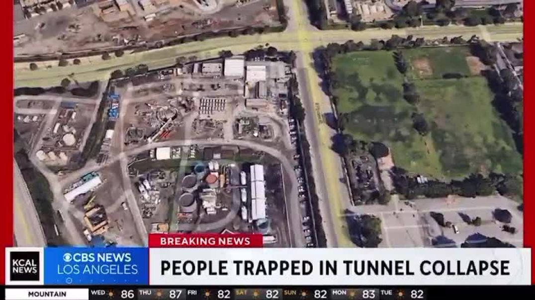 BREAKING: Tunnel collapse in Wilmington, California.