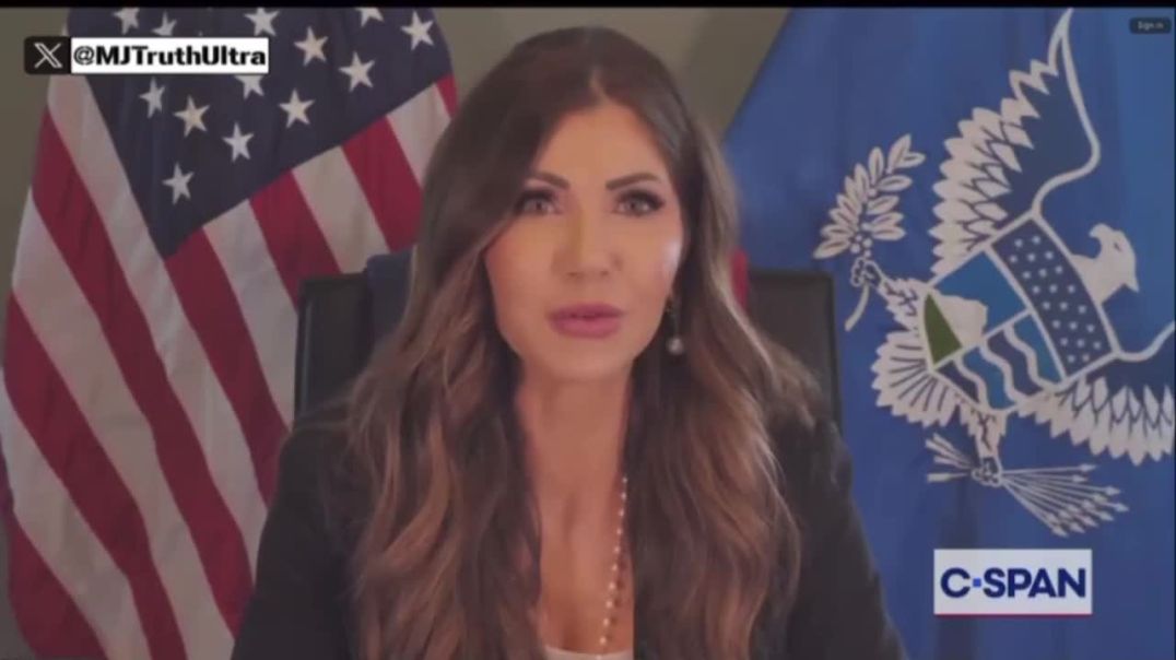 DHS Kristy Noem calls for FEMA to be Dismantled for its piss-poor response to disasters, and calls for Emergency Management be locally led by States.