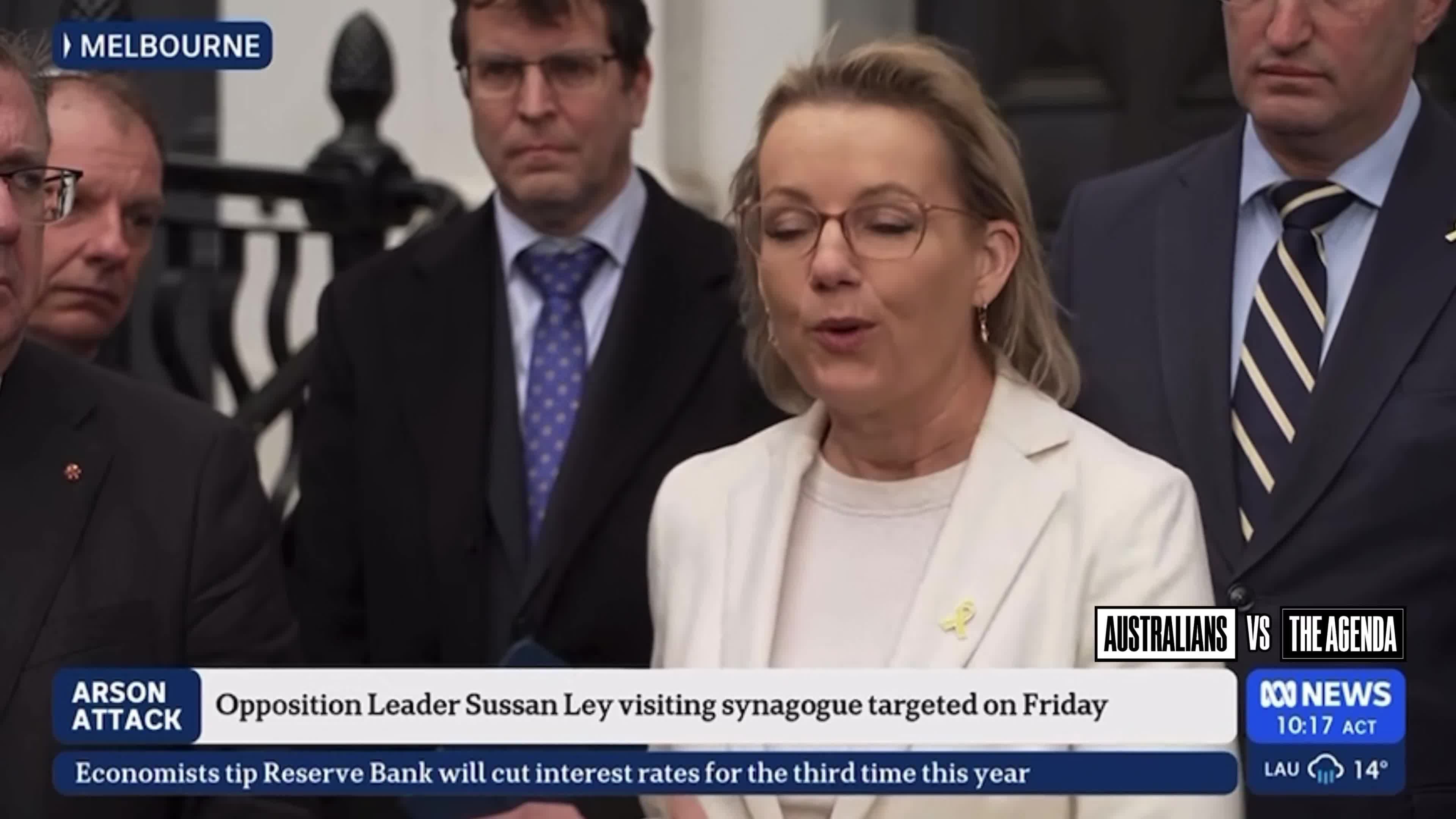 JUST IN - Opposition Leader Sussan Ley says she will offer bipartisan support for changes to the school curriculum to ensure students are taught about the dangers of antisemitism.