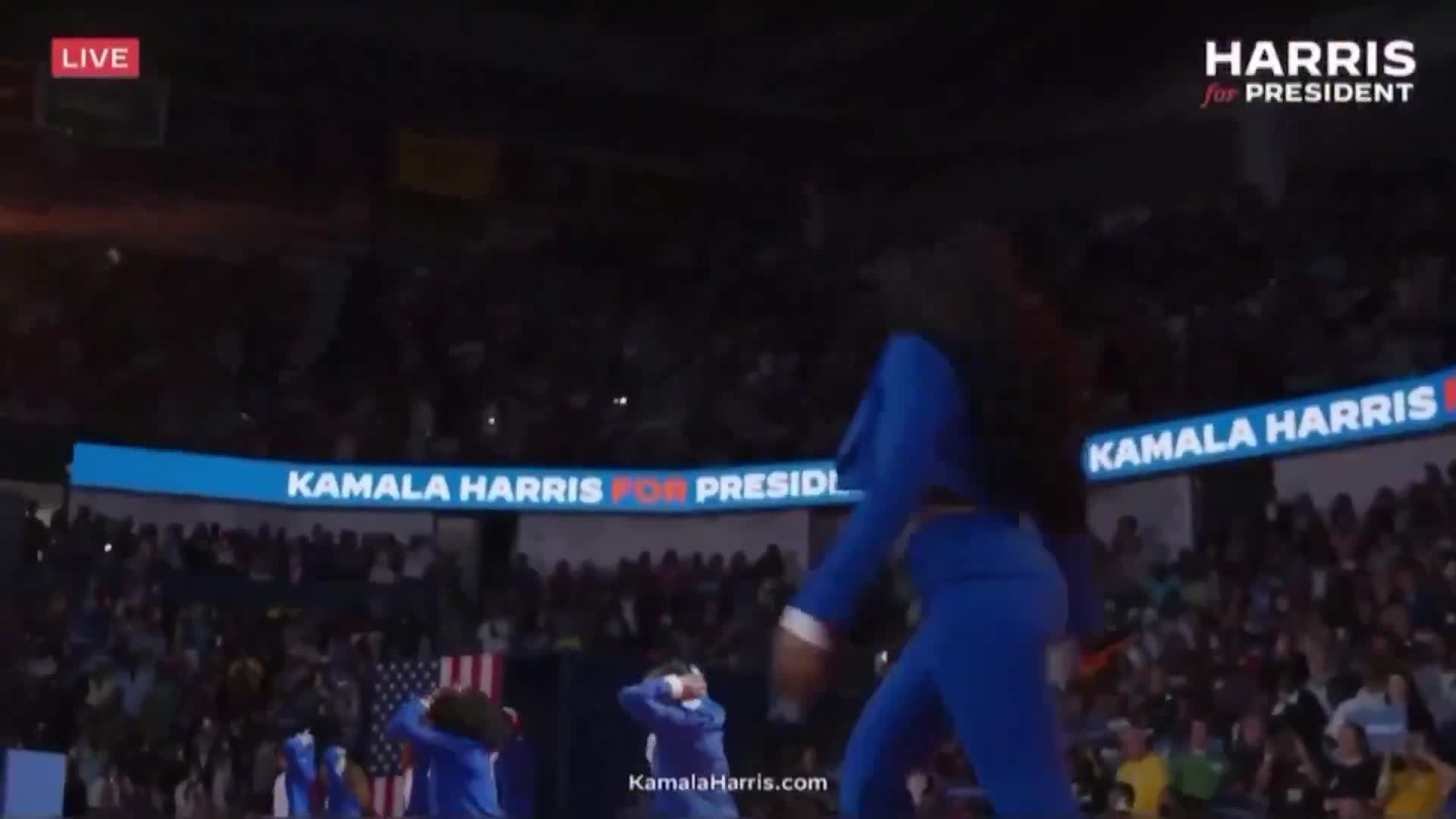 1 year ago tonight, the Harris campaign paid $5M to have Megan Thee Stallion twerk on stage
