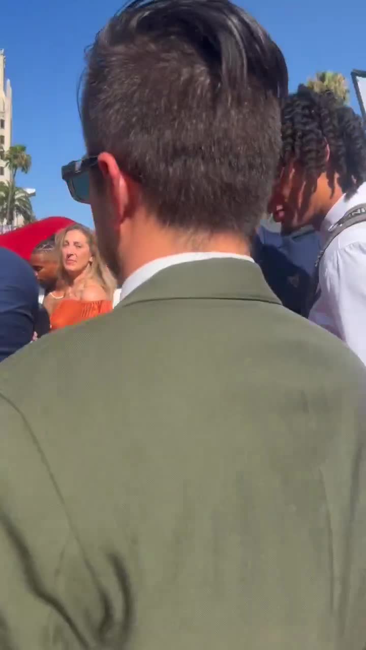 Lamar Jackson at the ESPYS 🔥 @Lj_era8   8 ET on ABC/ESPN+