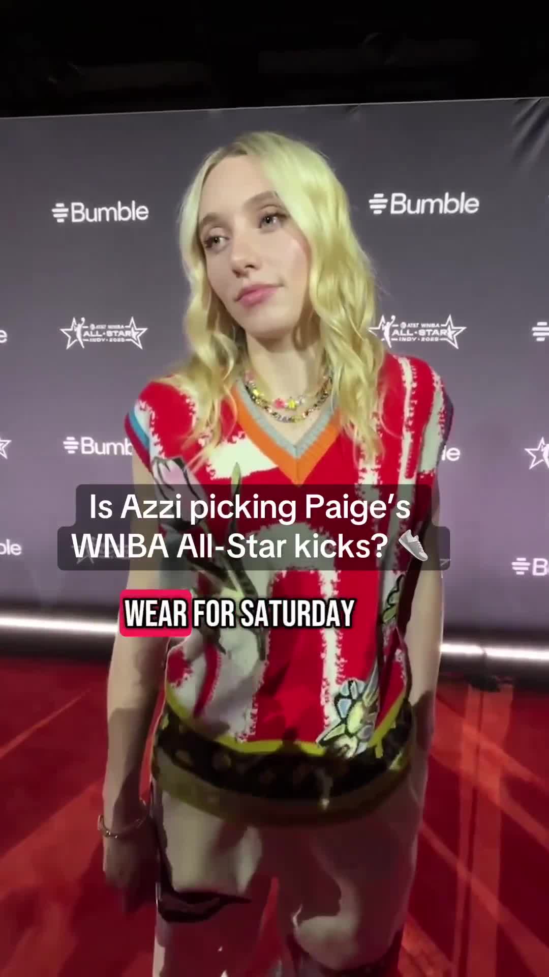 Azzi Fudd doesn't have to worry about picking out Paige Buecker's All-Star kicks 👟