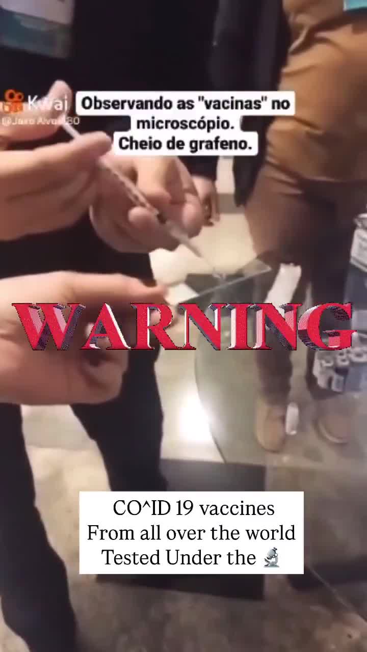 Covid Vaccines allegedly under a Micro-Scope  One day an official body that everyone agrees with might let the World know what exactly they injected billions of people with & what the re...